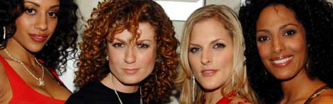 Wiedervereinigung ohne Vanessa: Die No Angels(v.l.) (� Public Address)